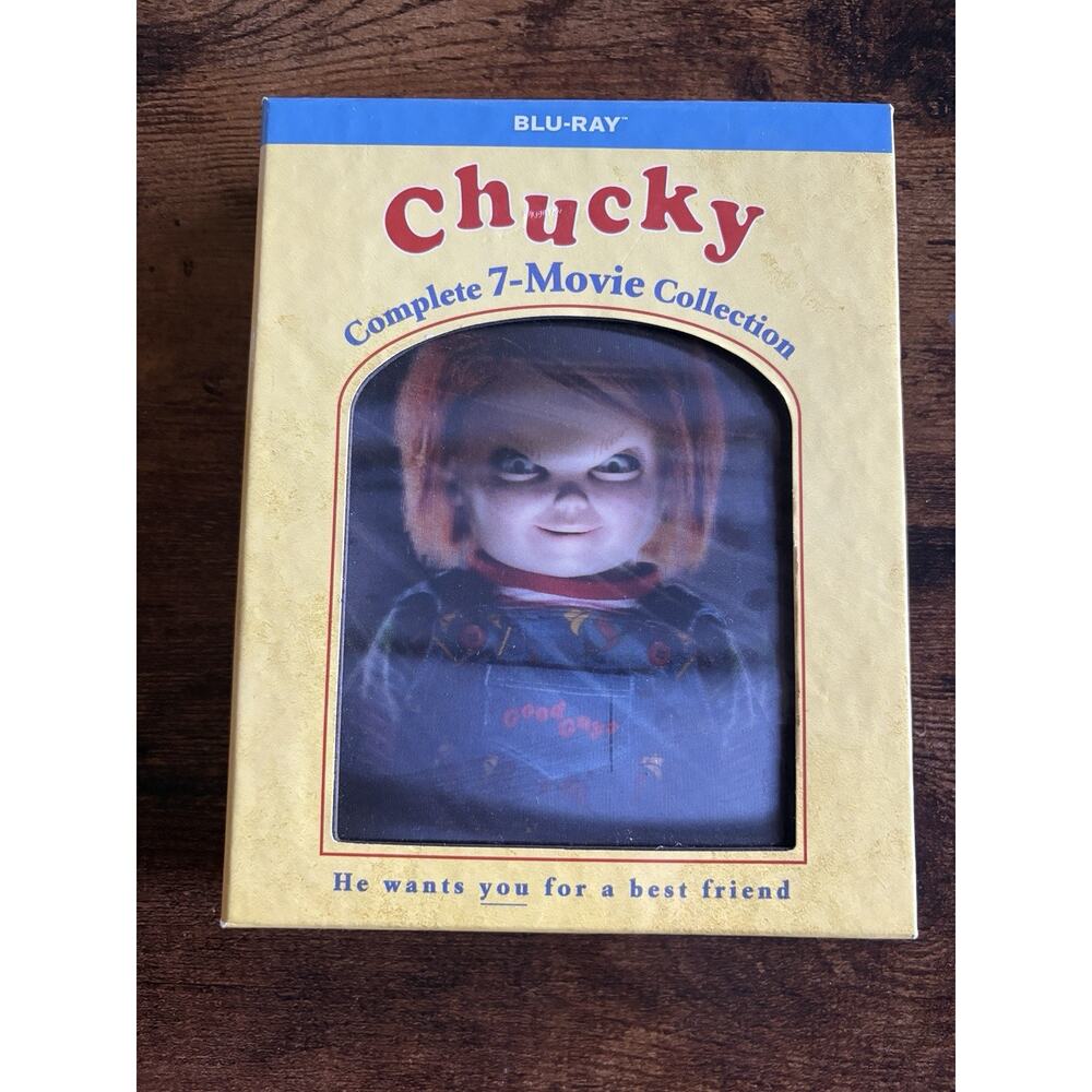 Chucky Complete 7-Movie Collection Blu-ray W/Lenticular Slipcover Childs Play 2
